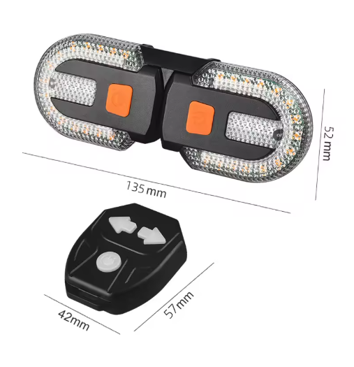 LEDSAFE-  Bike Turn Signal Rear Light- Rechargeable & Wireless